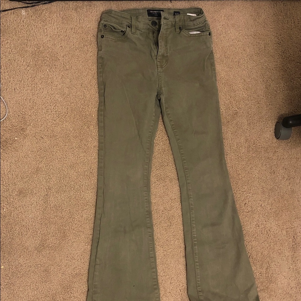 Lucky brand Olive flare Jeans